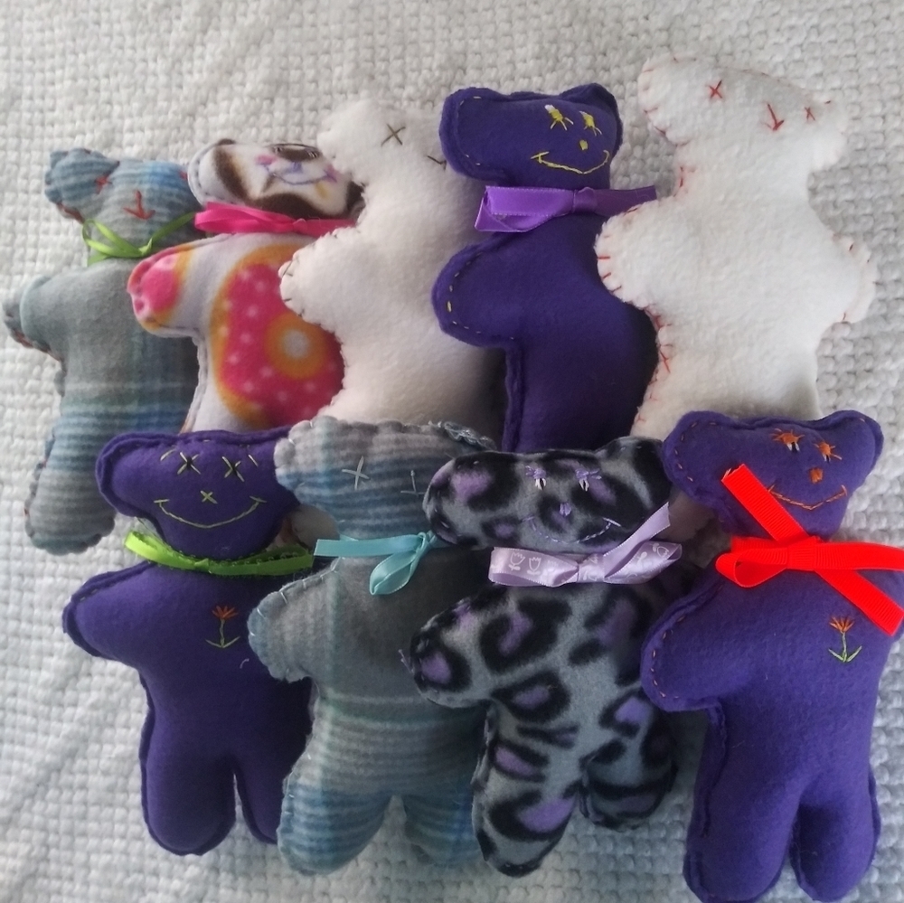 Hand Made felt dolls